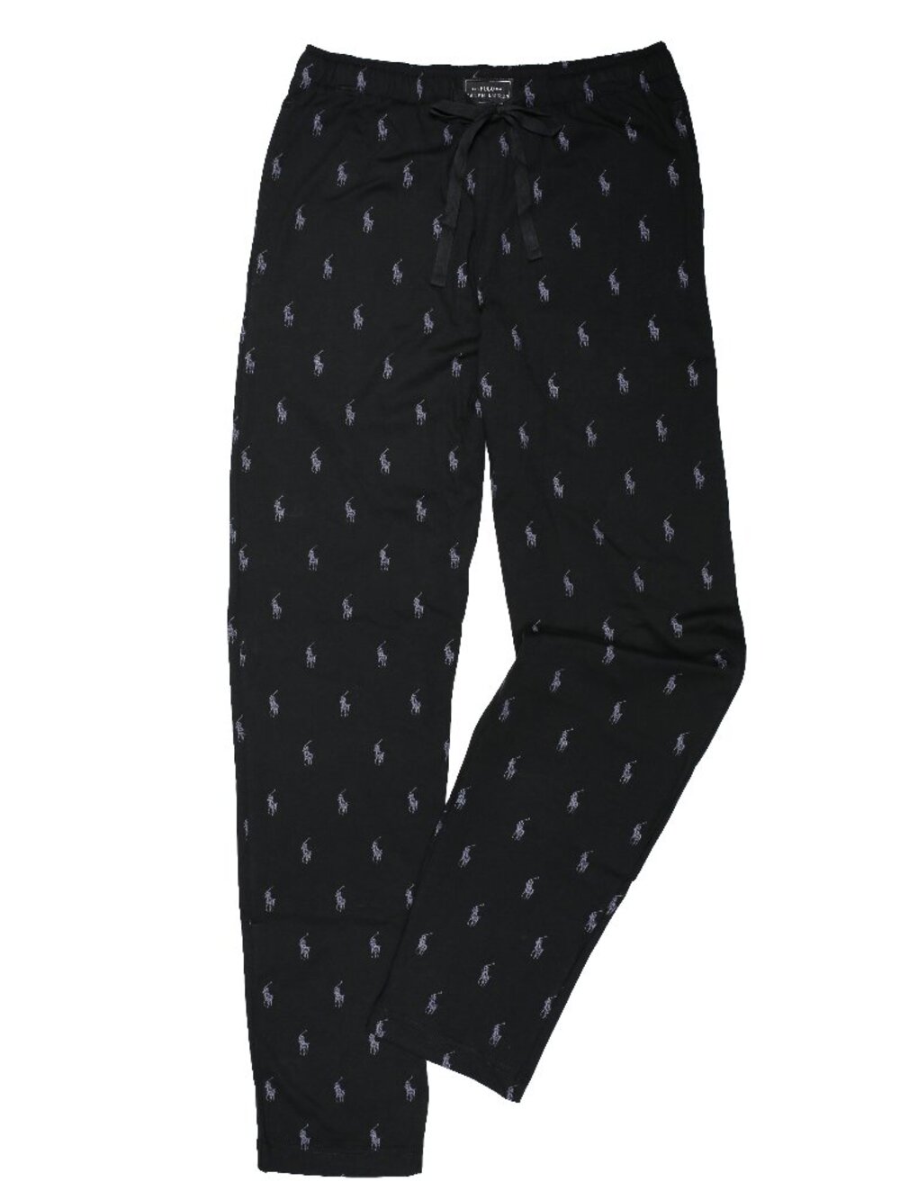 NWT Polo Ralph Lauren Men's Allover Pony Pajama Pants Black XL MSRP $60